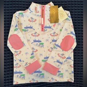 NWT- TBBC The Beaufort Bonnet Company derby day canter collar half zip